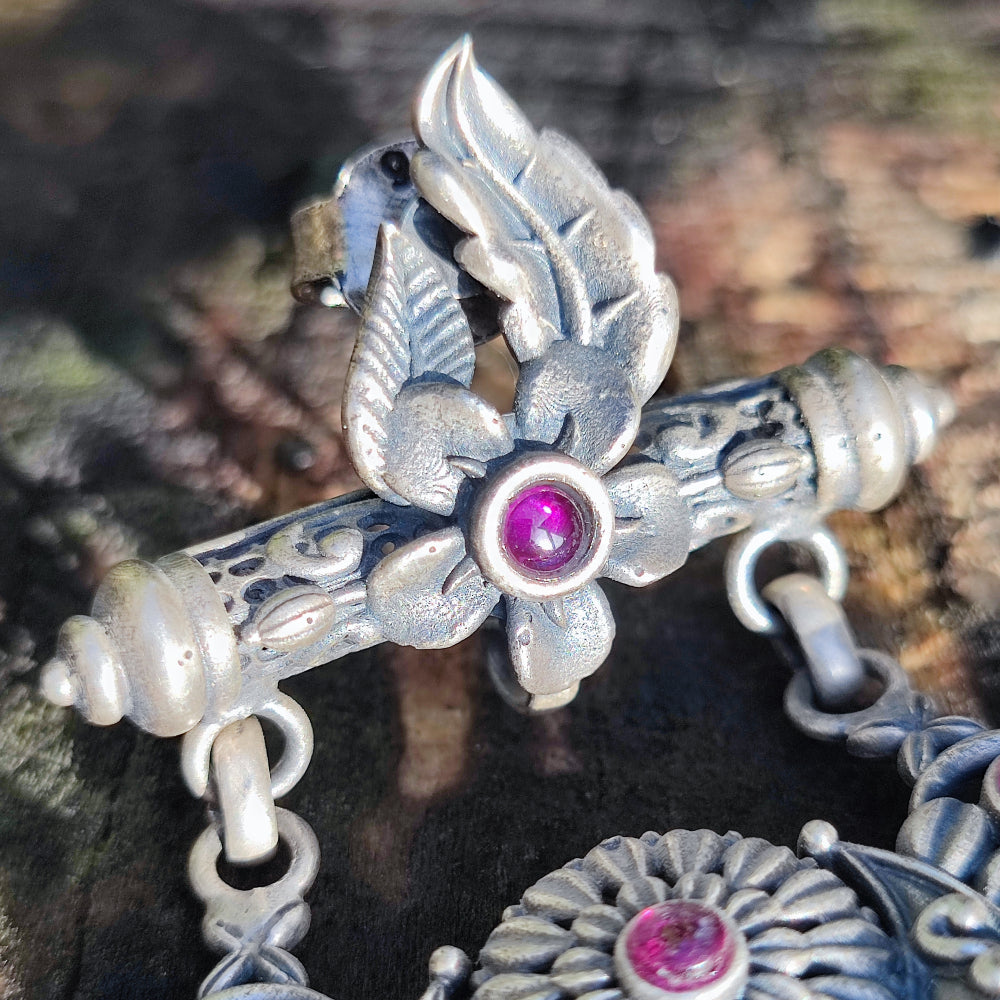 Orecchini etnici in argento 925 - NOKHA