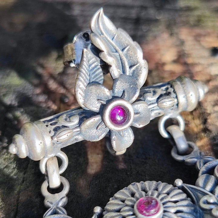 Orecchini etnici in argento 925 - NOKHA
