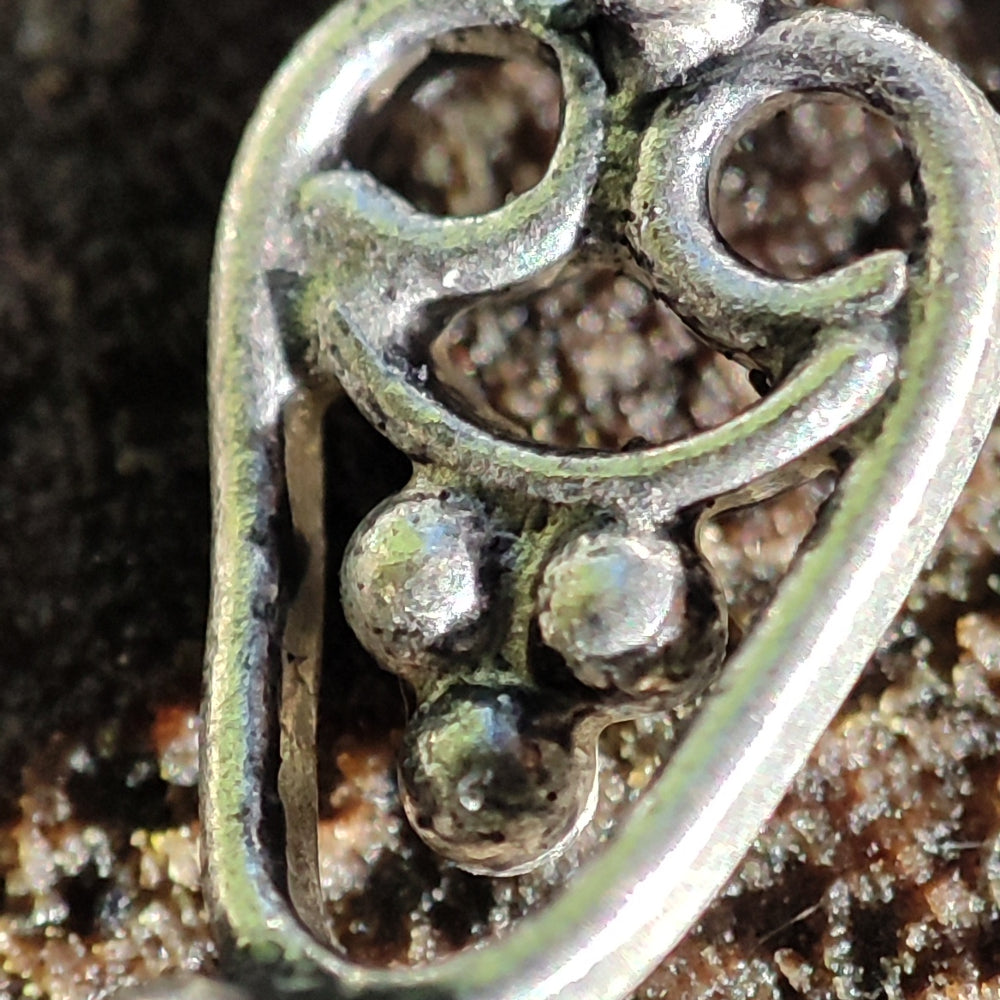 Orecchini etnici in argento 925 pietra - PHALODI