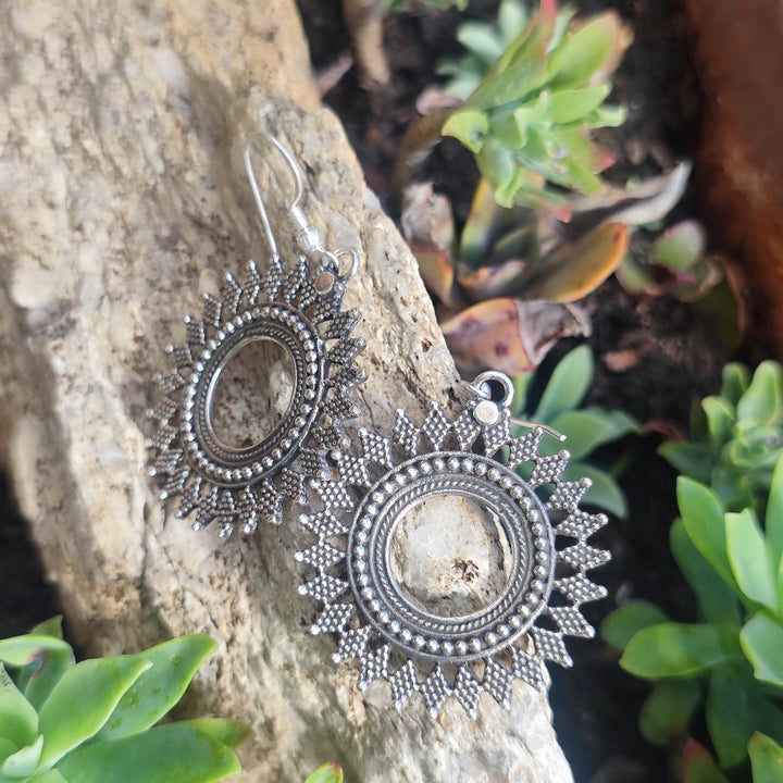 ORECCHINI etnici in argento 925 - TAMIL