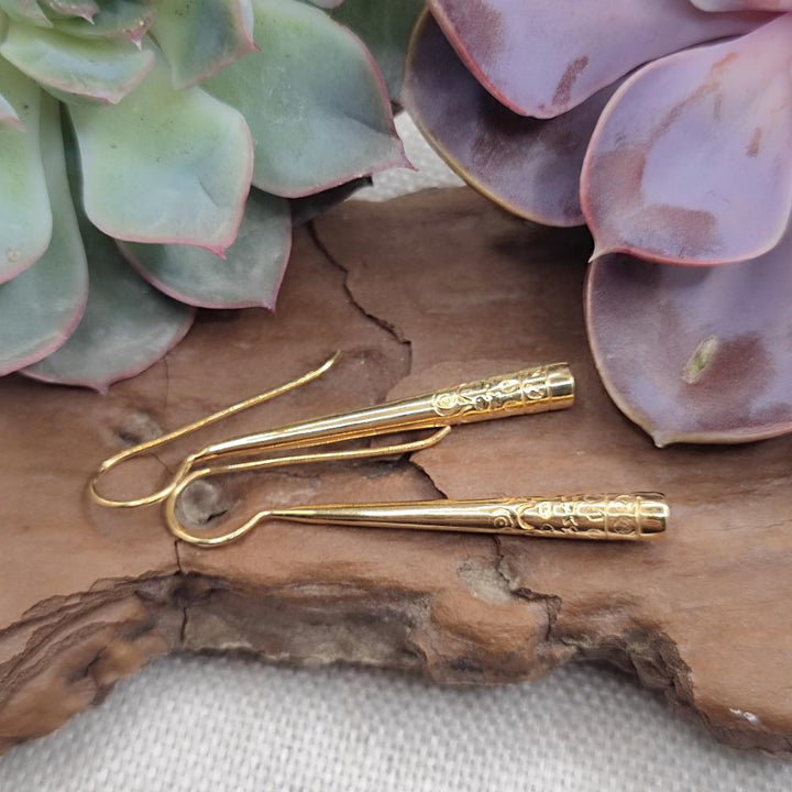 ORECCHINI pendenti in argento dorato - GOILKERA