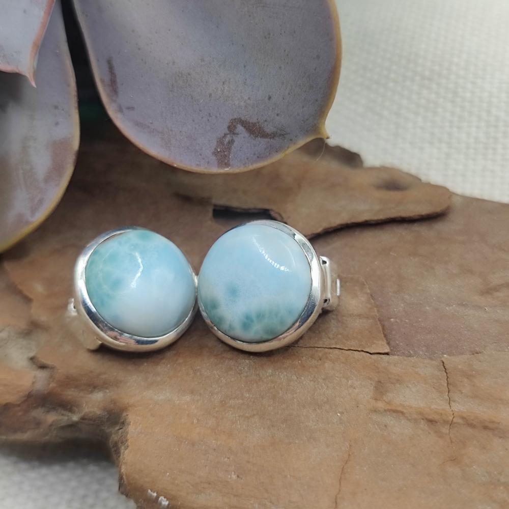 Orecchini in Argento a clip con pietra - AARRA