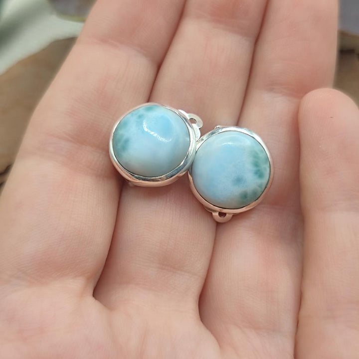 Orecchini in Argento a clip con pietra - AARRA