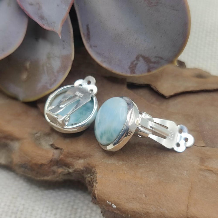 Orecchini in Argento a clip con pietra - AARRA