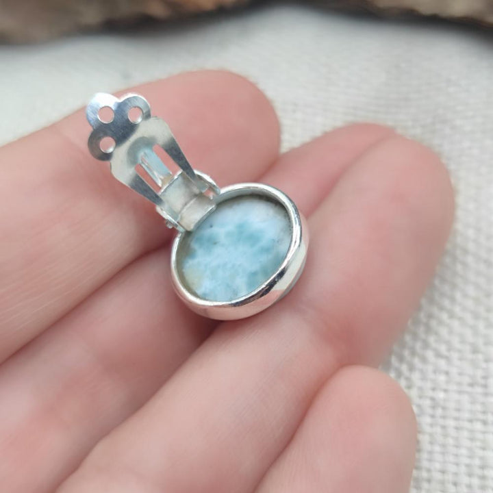 Orecchini in Argento a clip con pietra - AARRA