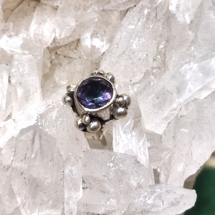 ORECCHINI etnici con pietra in argento 925 - JADAL