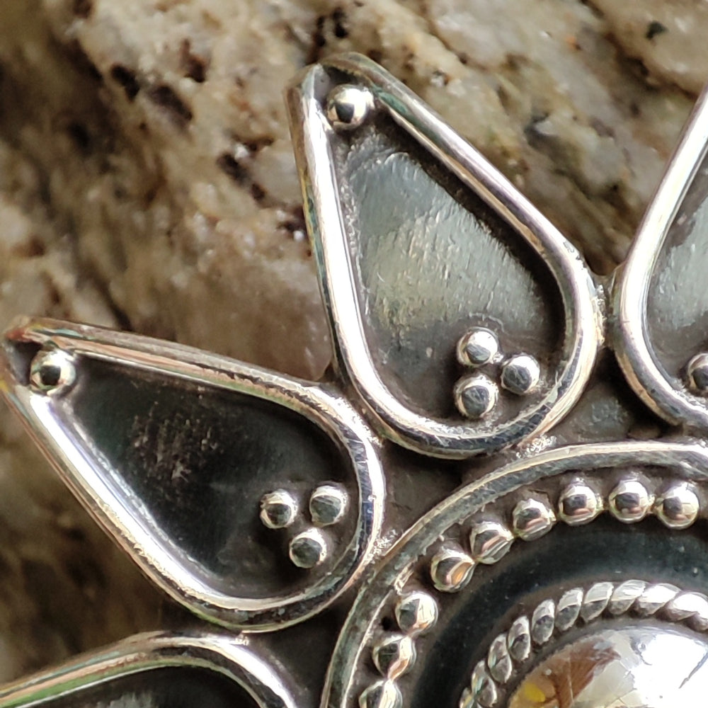 ORECCHINI etnici in argento 925 - KUSHALPURA