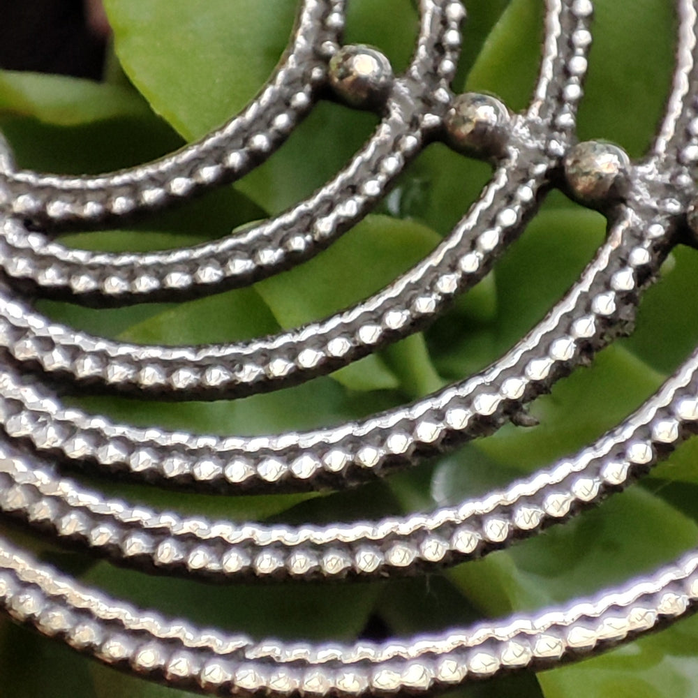 ORECCHINI etnici indiani in argento 925 - FAREED