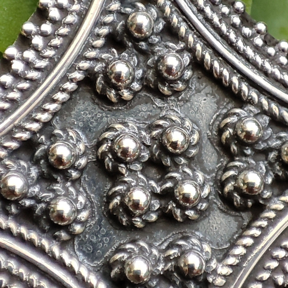 ORECCHINI etnici indiani in argento 925 - JATTAN