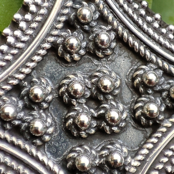 ORECCHINI etnici indiani in argento 925 - JATTAN
