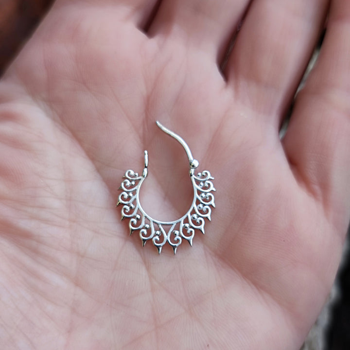 ORECCHINI etnici in argento 925 - JHALI