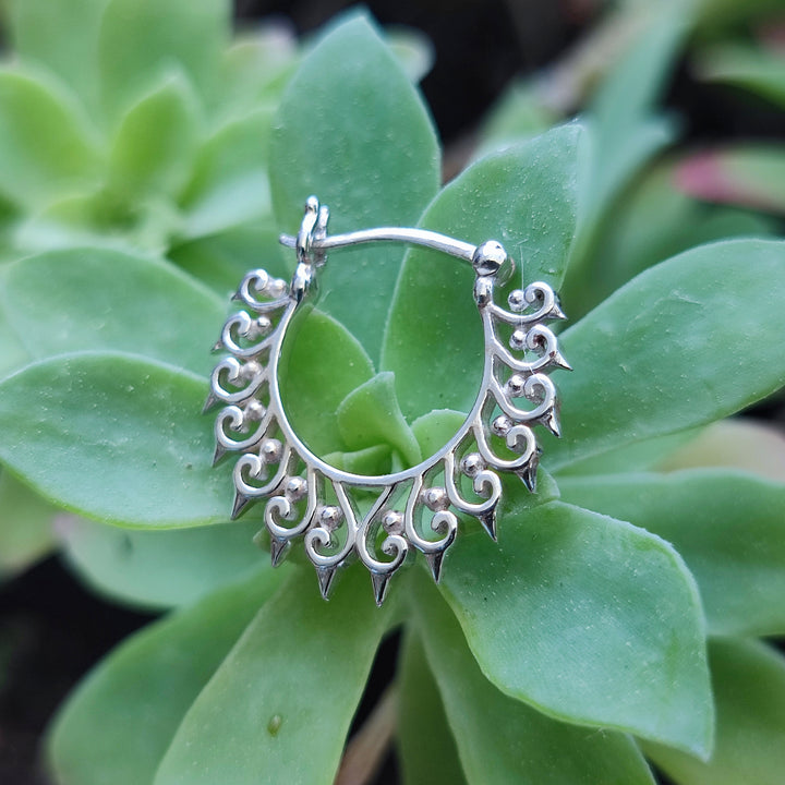 ORECCHINI etnici in argento 925 - JHALI