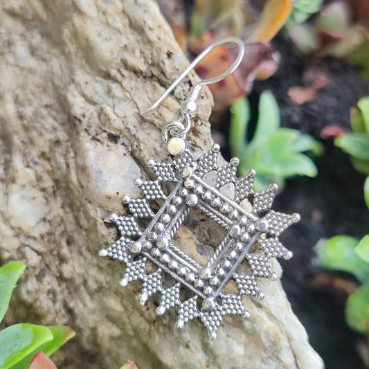 ORECCHINI etnici in argento 925 - MALOTHA