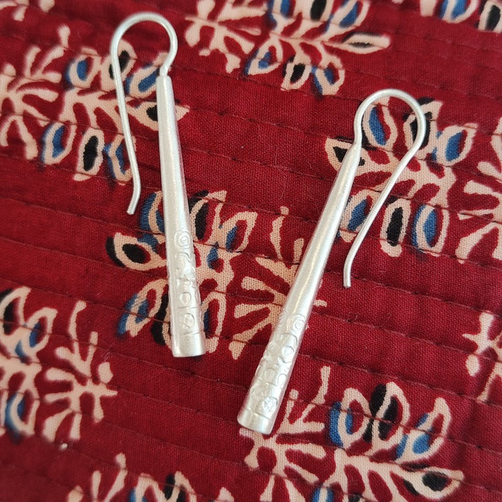 GOILKERA Gold-Plated Silver Drop Earrings