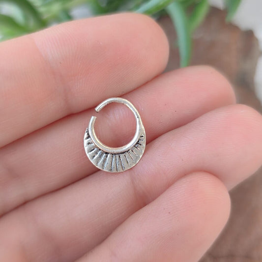 ORECCHINI septum in argento 925 brunito - PHOOP