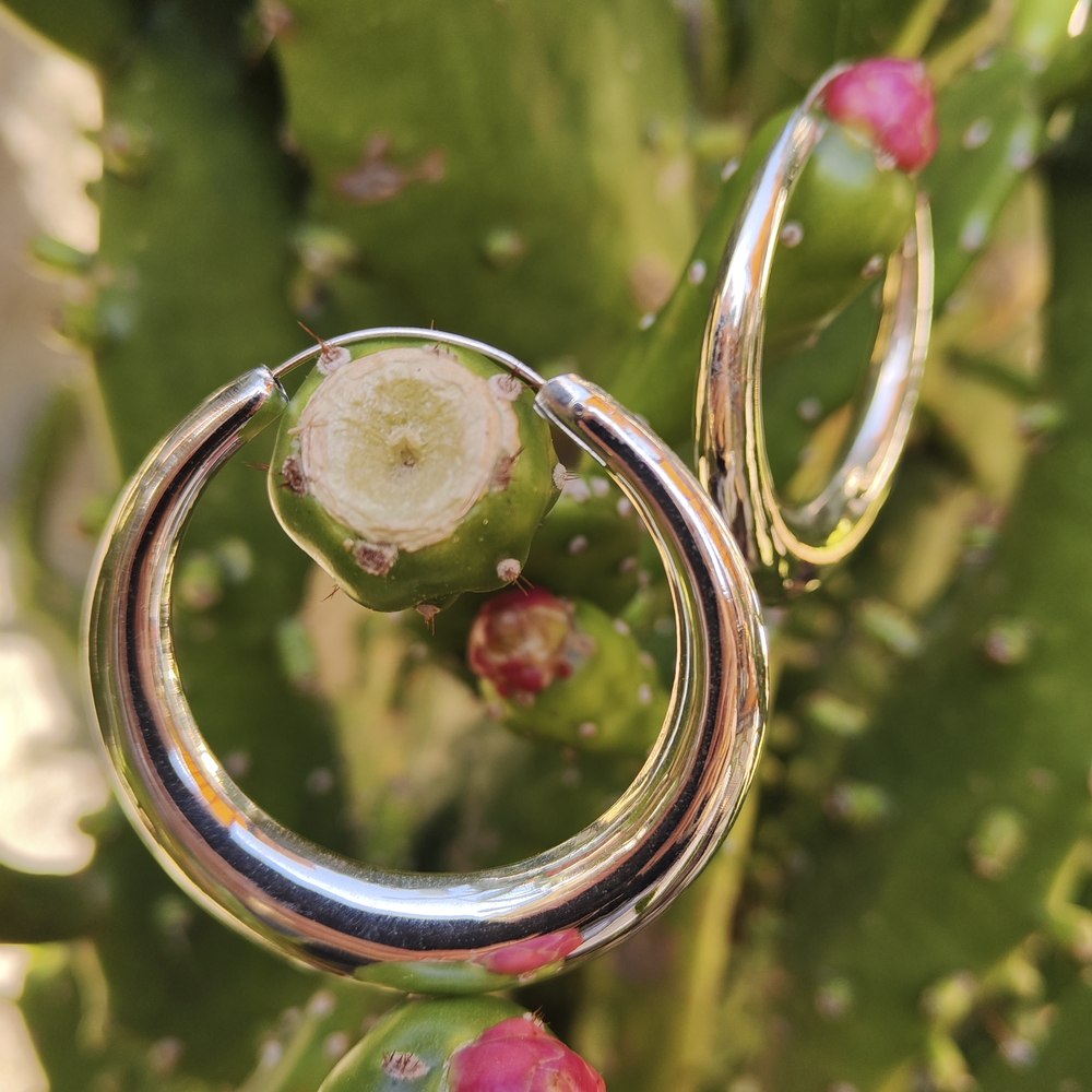 925 silver hoop EARRINGS - TARU
