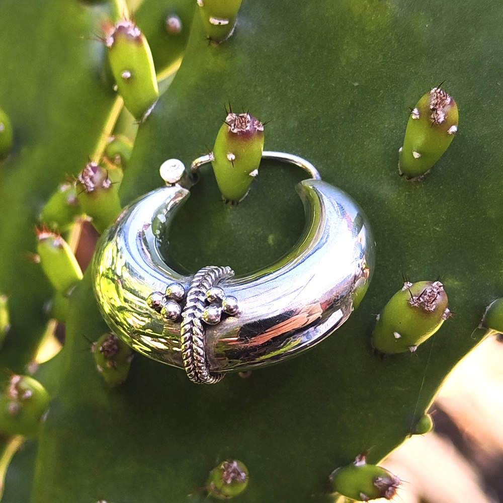 ORECCHINI a cerchio in argento 925 - DRASU