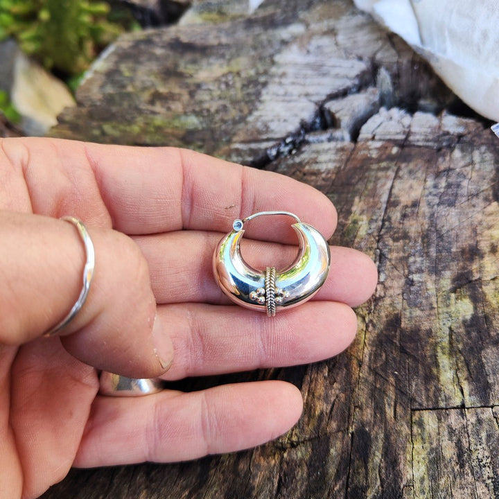 ORECCHINI a cerchio in argento 925 - DRASU