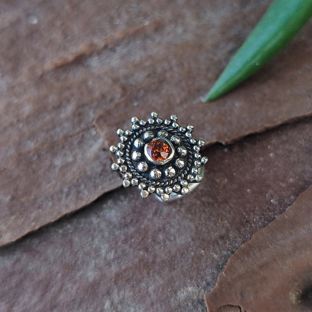 ORECCHINI da naso argento 925 con pietra - BALI