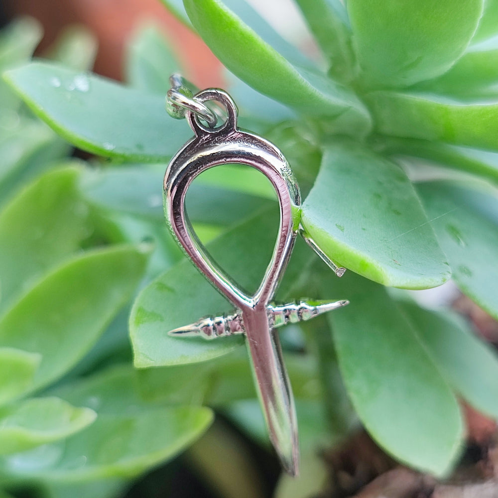 ORECCHINI in argento 925 con Ankh - HATLAY