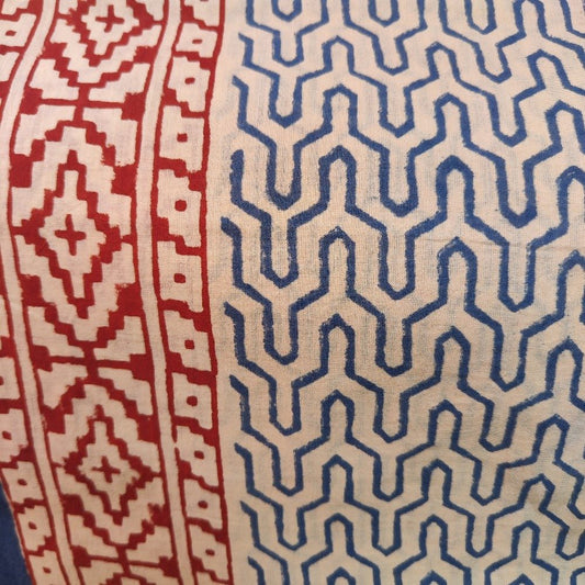 Pareo - Sarong in 100% cotone artigianale - LURA – blu