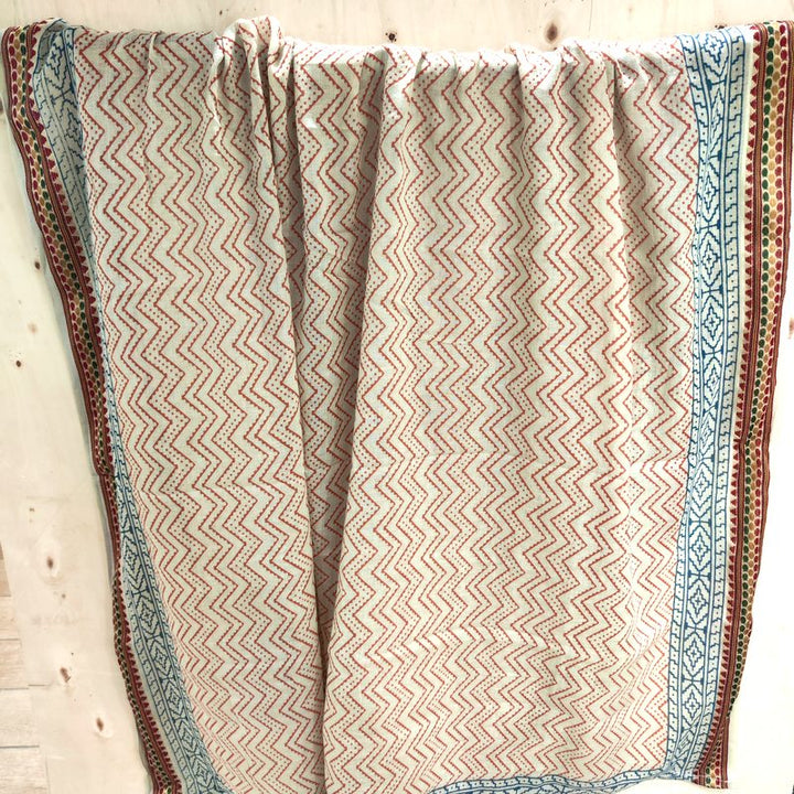 Pareo - Sciarpa artigianale in cotone -Telo da mare - TIGA