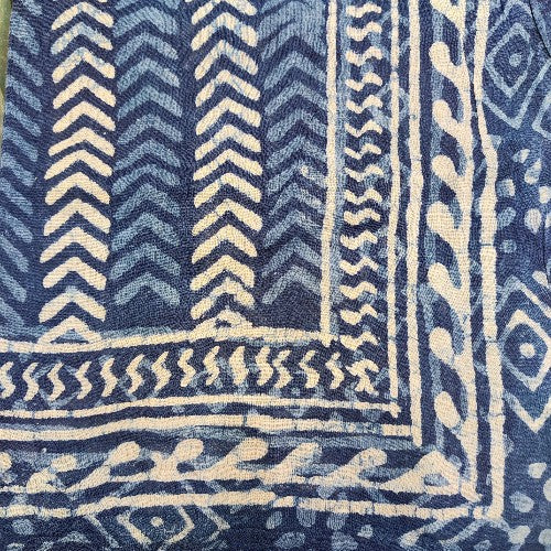 Pareo - Sarong etnico in 100% cotone artigianale - INDIGO