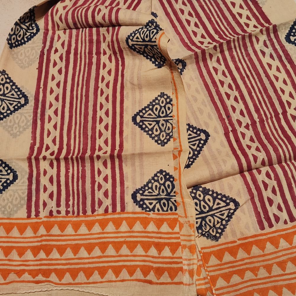 Pareo - Sarong etnico in 100% cotone artigianale - ORANGE