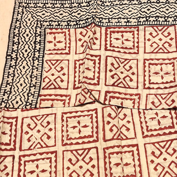 SCIARPA cotone - Pareo indiano artigianale - SQUARE