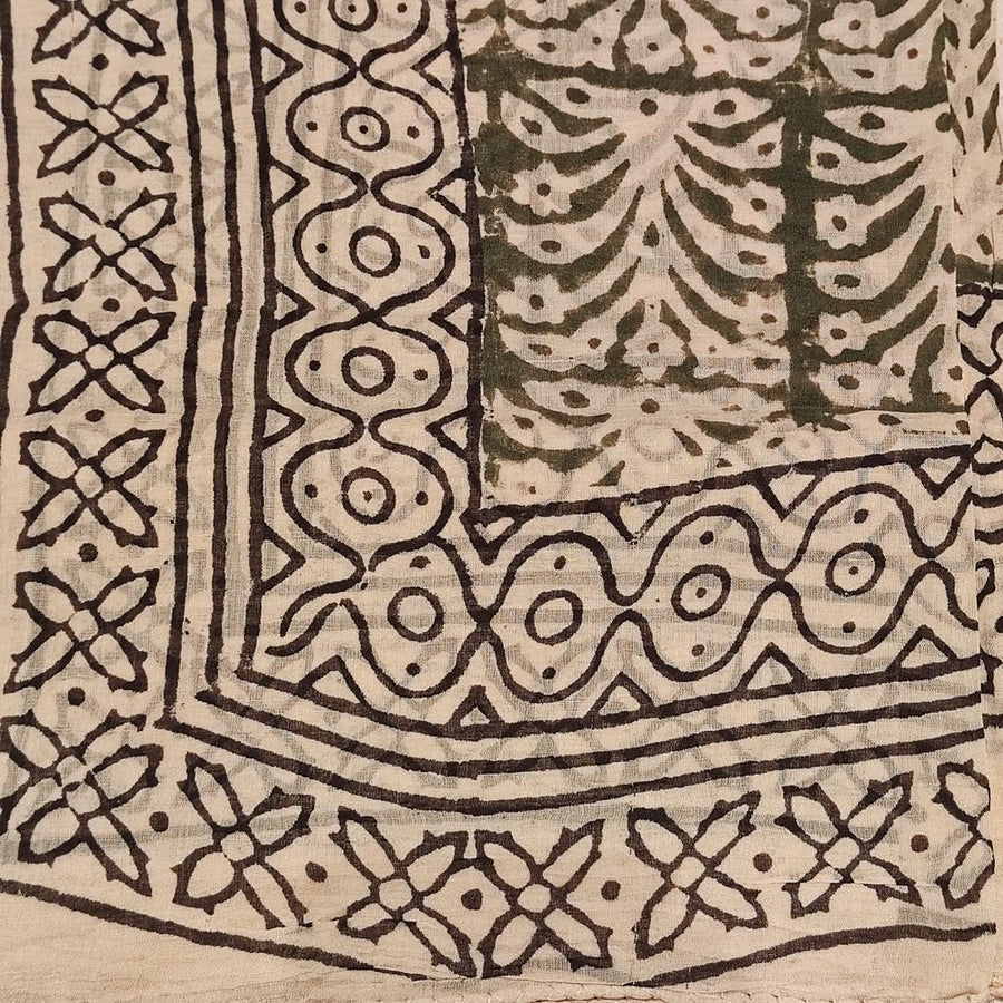 SCIARPA cotone - Pareo indiano artigianale - USHA