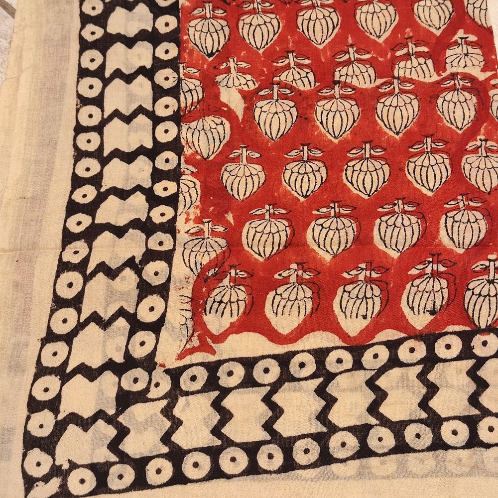 SCIARPA cotone - Pareo indiano artigianale - GAURI