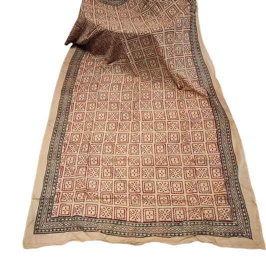 SCIARPA cotone - Pareo indiano artigianale - SQUARE