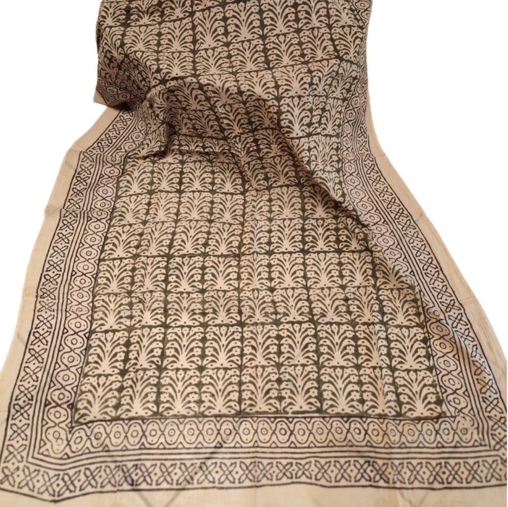SCIARPA cotone - Pareo indiano artigianale - USHA