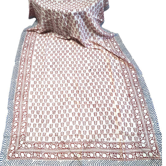 SCIARPA cotone - Pareo indiano artigianale - ISHAAN