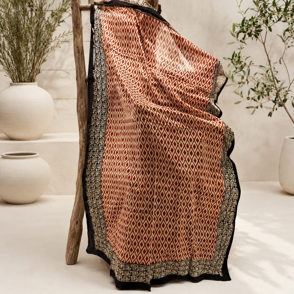 SCIARPA cotone - Pareo indiano artigianale - DART – immagine5