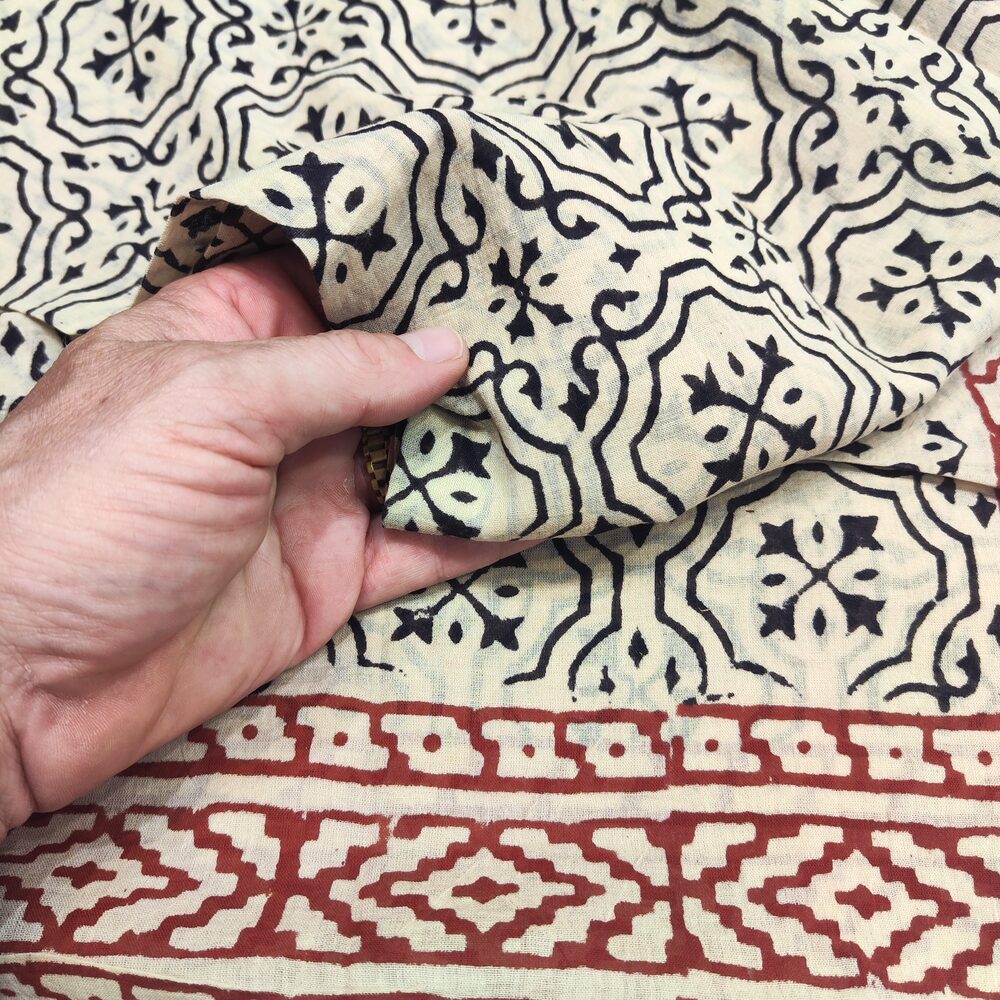 SCIARPA cotone - Pareo indiano artigianale - MALTA – immagine5