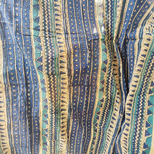 Pareo - Sarong etnico in 100% cotone artigianale - MARE