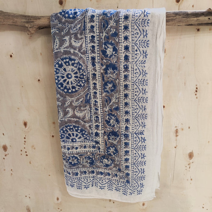 Pareo - Sarong in 100% cotone artigianale - FLORA
