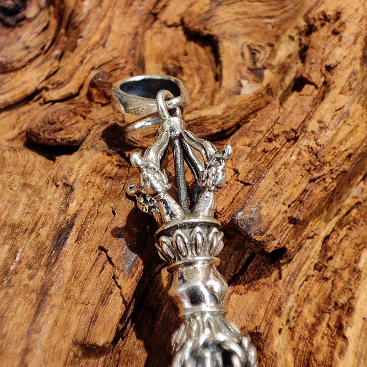 PHURBA in argento 925 - DEVANAGIRI