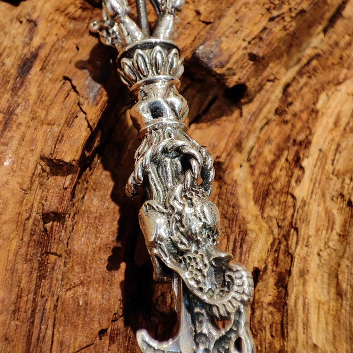 PHURBA in argento 925 - DEVANAGIRI