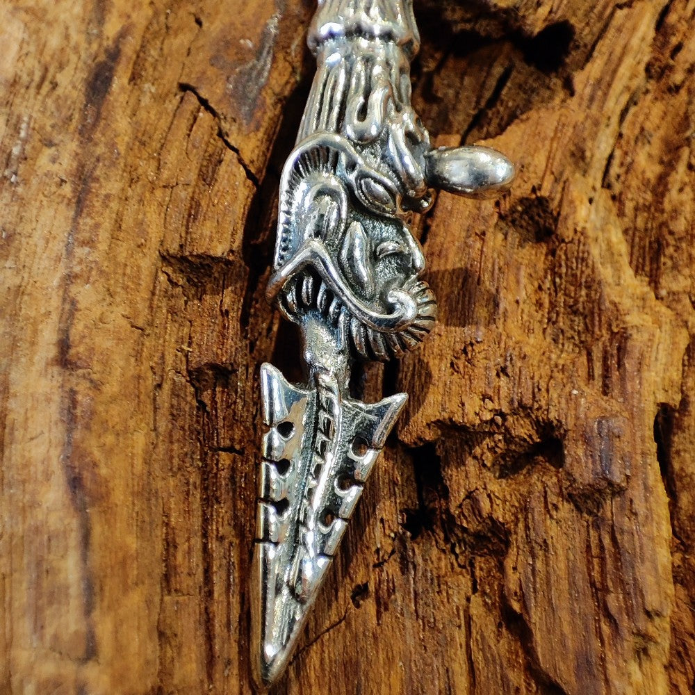 Ciondolo Ganesh con Dorje in argento 925 - PHURBA