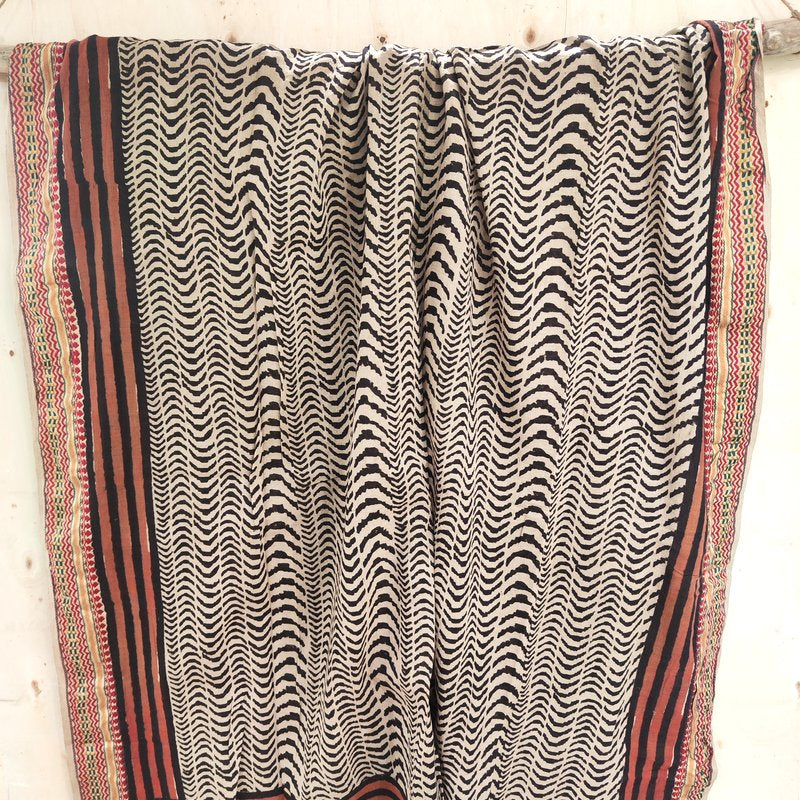 SCIARPA cotone - Pareo indiano artigianale - LAHAR