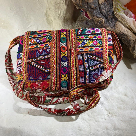 RABARI pochette / tracolla con monete VINTAGE - TANUTA – immagine2