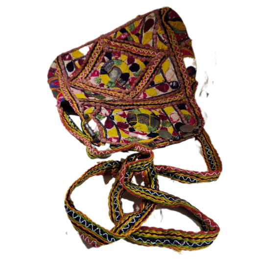 RABARI pochette / tracolla con monete VINTAGE - RINA