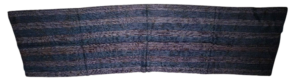 Sciarpa KANTHA con tessuti vintage misto seta ricamo a mano rosso