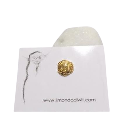 18K Gold Nose Earring 7mm - SATNA