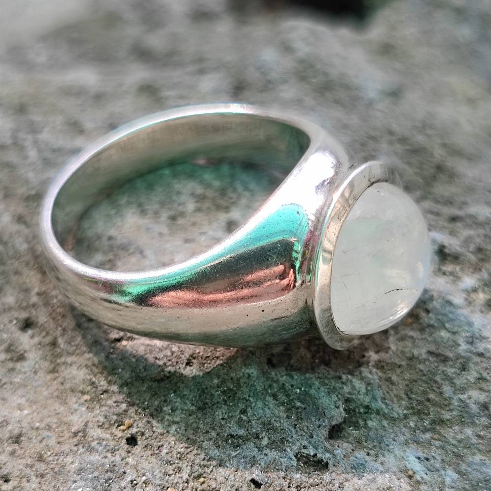 Anello etnico in argento 925 con pietra - CHACHA