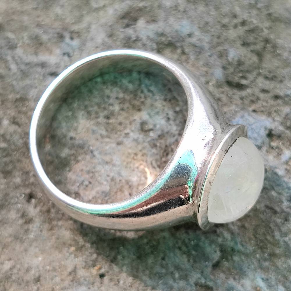 Anello etnico in argento 925 con pietra - CHACHA