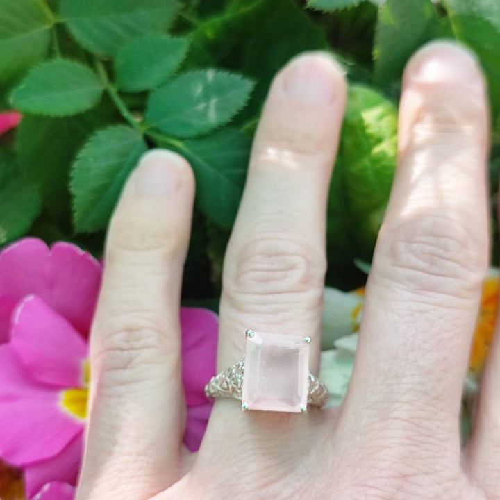 Anello etnico in argento 925 con pietra - DABRI