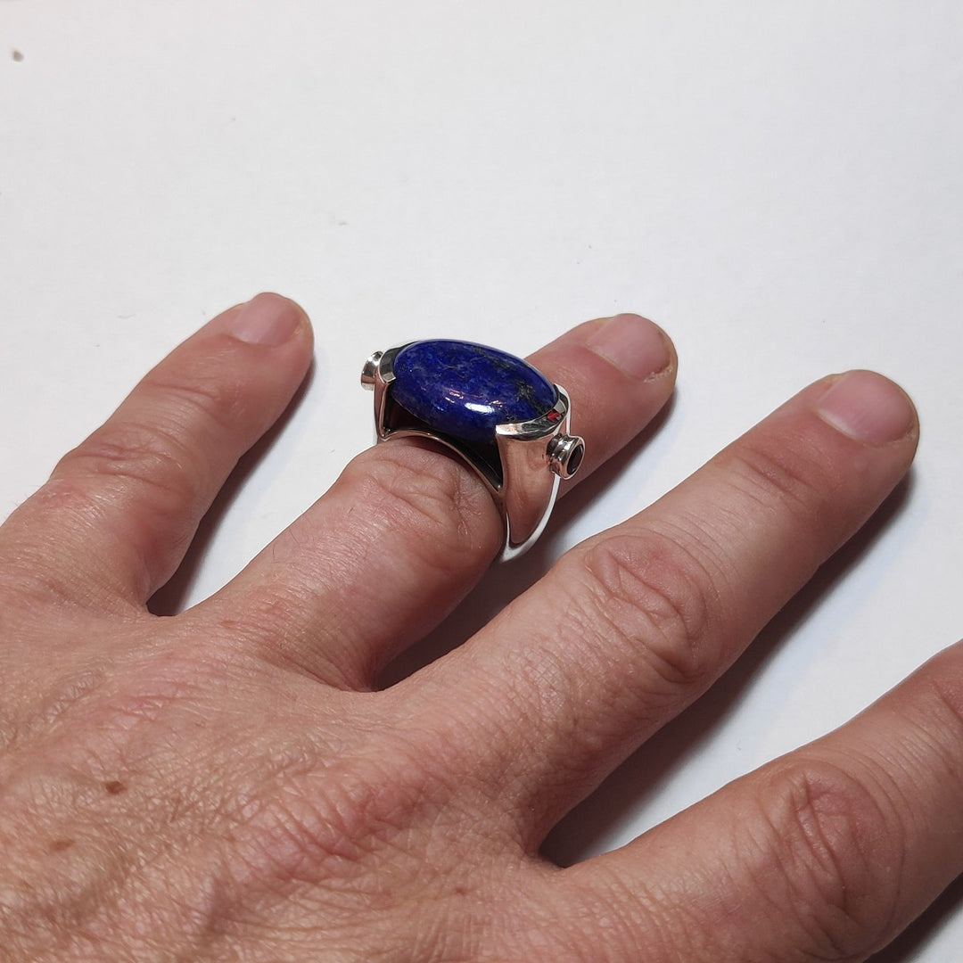 ANELLO argento con Lapislazzuli